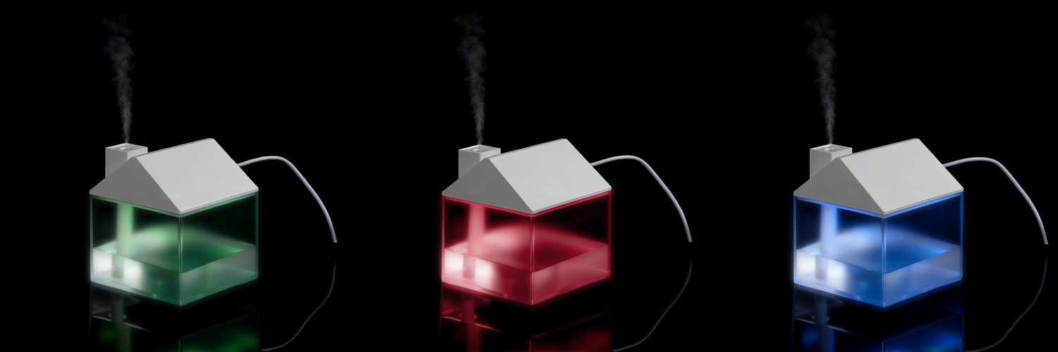 Настольный увлажнитель Arioso с вентилятором и лампой, белый Настольный увлажнитель Arioso с вентилятором и лампой, белый