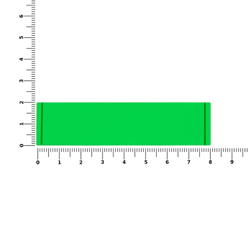 Лейбл из ПВХ Tarea, зеленый неон Лейбл из ПВХ Tarea, зеленый неон