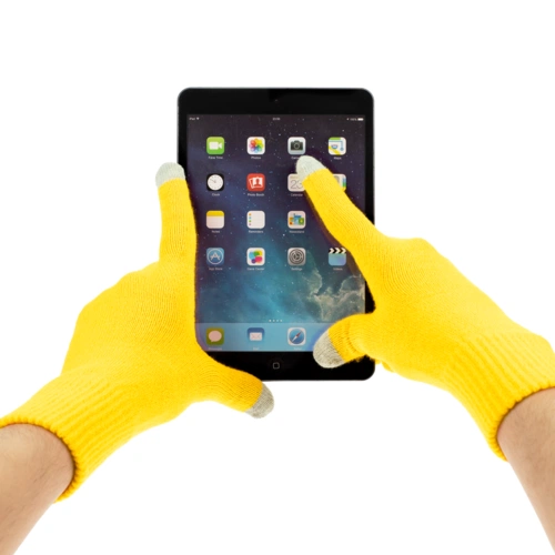 Перчатки сенсорные Urban Flow, желтые Перчатки сенсорные Urban Flow, желтые