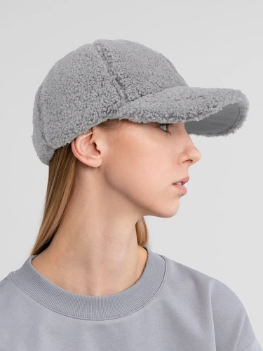 Бейсболка Oblako, утепленная, серая Бейсболка Oblako, утепленная, серая