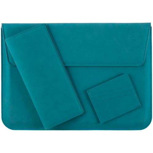 Дорожный органайзер Nubuk, бирюзовый Дорожный органайзер Nubuk, бирюзовый