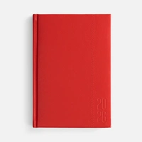Ежедневник Baza, датированный, красный