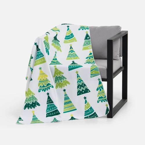 Флисовый плед Imaginario, зеленый Флисовый плед Imaginario, зеленый