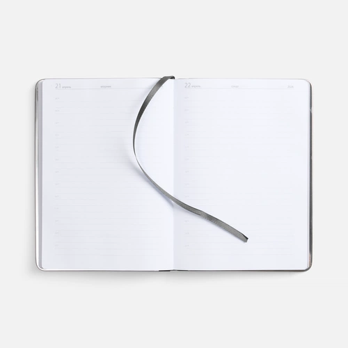 Ежедневник Metal Frame на заказ, датированный, темно-серый Ежедневник Metal Frame на заказ, датированный, темно-серый