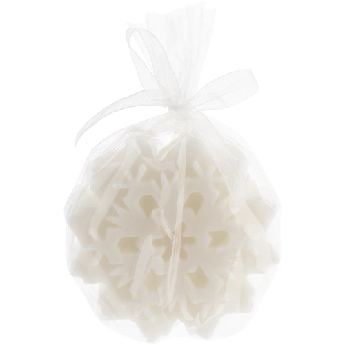 Свеча Snowflame 3, белая, 8 см Свеча Snowflame 3, белая, 8 см