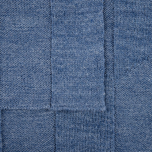 Плед Rombus, синий меланж (джинс) Плед Rombus, синий меланж (джинс)