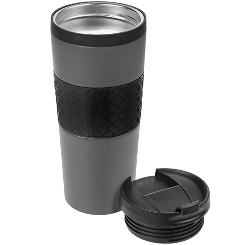 Термостакан Hard Work, вакуумный, темно-серый (графит) Термостакан Hard Work, вакуумный, темно-серый (графит)