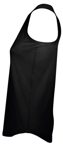 Майка женская Moka 110, черная Майка женская Moka 110, черная