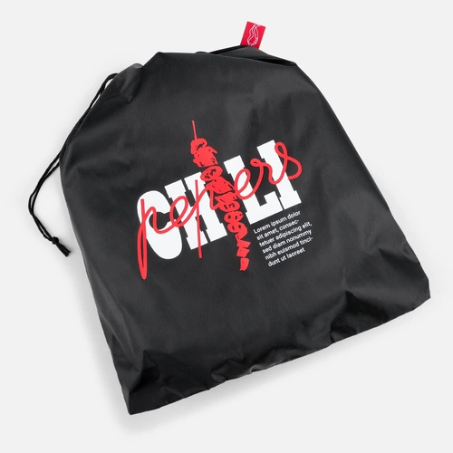 Дорожная подушка Piligrim, серая с нанесением и кастомизацией