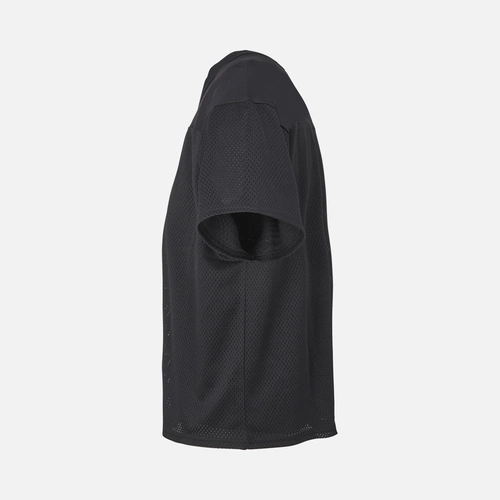 Футболка унисекс Nino с V-образным вырезом, черная Футболка унисекс Nino с V-образным вырезом, черная