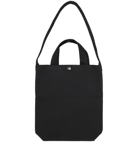 Сумка холщовая через плечо Artspace, черная Сумка холщовая через плечо Artspace, черная