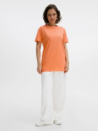 Футболка унисекс Regent 150, оранжевая (абрикосовая) Футболка унисекс Regent 150, оранжевая (абрикосовая)