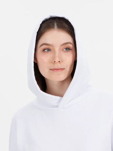 Худи оверсайз унисекс Outshine, белое Худи оверсайз унисекс Outshine, белое