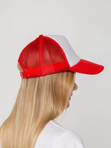 Бейсболка Sunbreaker, красная с белым Бейсболка Sunbreaker, красная с белым