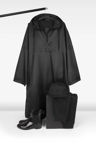 Дождевик-анорак R1, черный Дождевик-анорак R1, черный