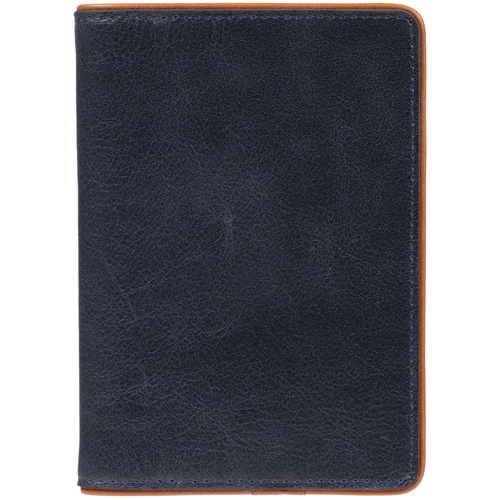 Обложка для паспорта Kalsa Palermo, синяя Обложка для паспорта Kalsa Palermo, синяя