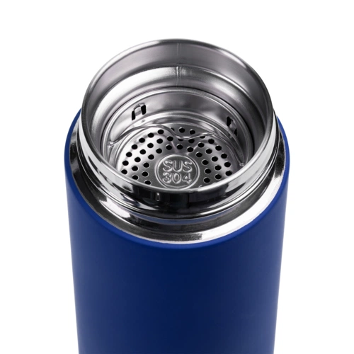 Термос с ситечком Percola, синий Термос с ситечком Percola, синий