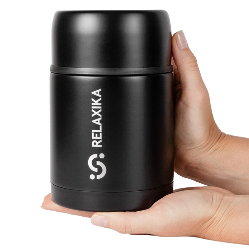 Термос для еды Relaxika 700, черный Термос для еды Relaxika 700, черный