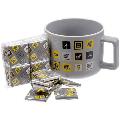 Набор с горьким шоколадом Industry, энергетика Набор с горьким шоколадом Industry, энергетика