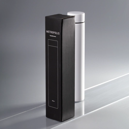 Термобутылка Metropolis, белая Термобутылка Metropolis, белая