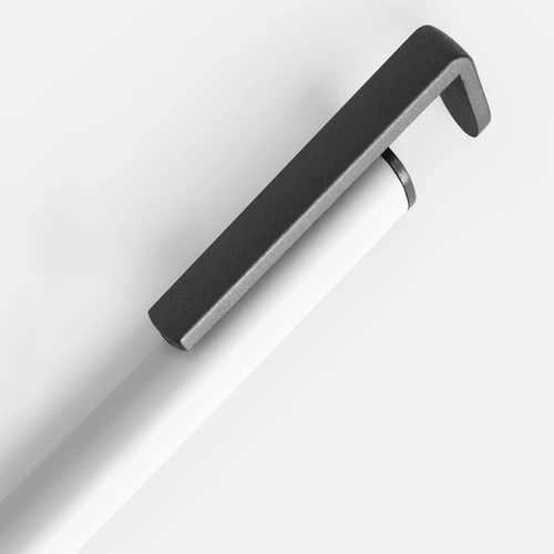 Ручка шариковая Standic с подставкой для телефона, белая Ручка шариковая Standic с подставкой для телефона, белая