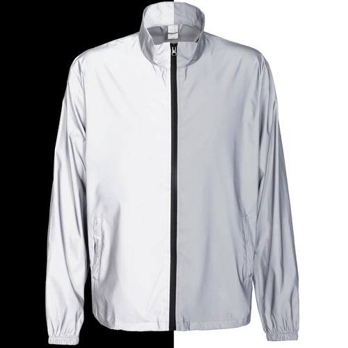 Ветровка Manifest 2.0 из светоотражающей ткани, серая Ветровка Manifest 2.0 из светоотражающей ткани, серая