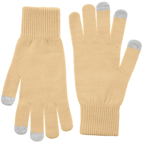 Перчатки сенсорные Urban Flow, бежевые Перчатки сенсорные Urban Flow, бежевые