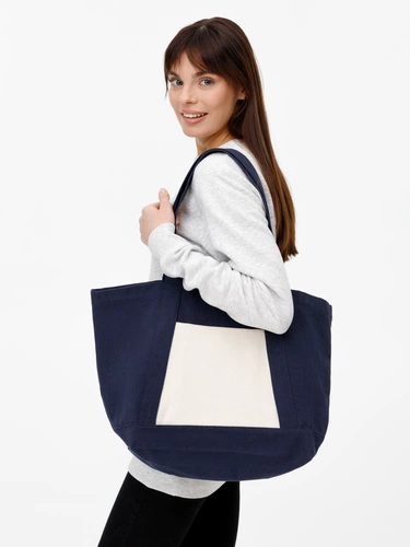 Шопер Shophop, синий с неокрашенным Шопер Shophop, синий с неокрашенным