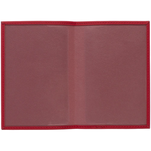 Обложка для паспорта Shall, красная Обложка для паспорта Shall, красная