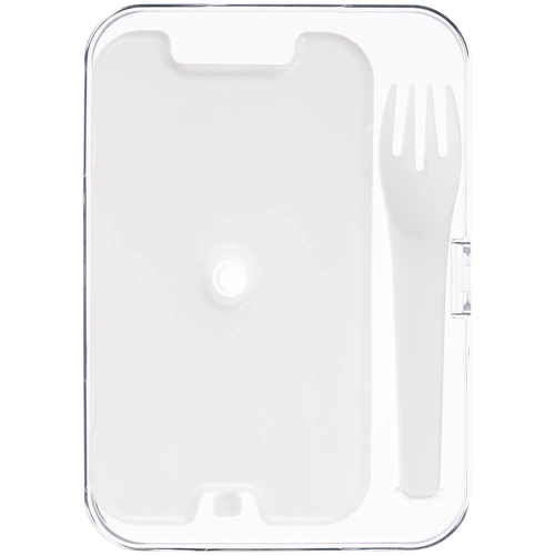 Ланчбокс Cibus с аккумулятором холода, белый с черным Ланчбокс Cibus с аккумулятором холода, белый с черным