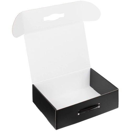 Коробка Matter Light, черная, с черной ручкой Коробка Matter Light, черная, с черной ручкой