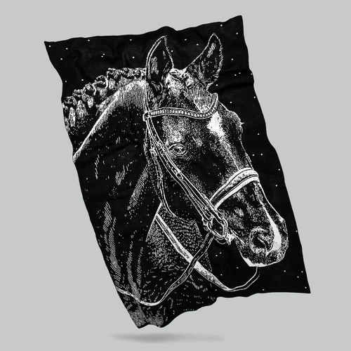 Плед «Вороной» Плед «Вороной»