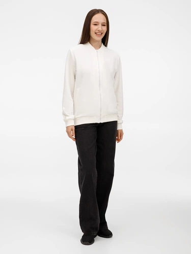 Бомбер унисекс Townie, молочно-белый Бомбер унисекс Townie, молочно-белый