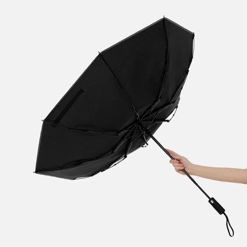 Зонт складной Tyre, черный Зонт складной Tyre, черный
