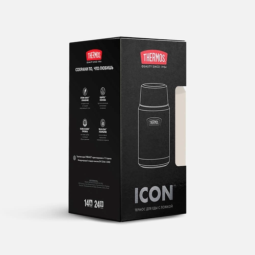 Термос для еды Icon 710, бежевый Термос для еды Icon 710, бежевый