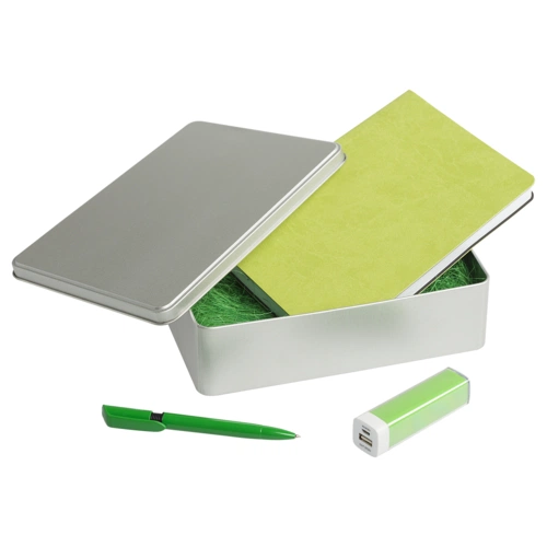 Коробка Pragmax L, прямоугольная, серебристая Коробка Pragmax L, прямоугольная, серебристая