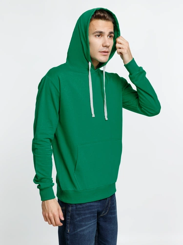 Толстовка с капюшоном Kirenga, зеленая Толстовка с капюшоном Kirenga, зеленая