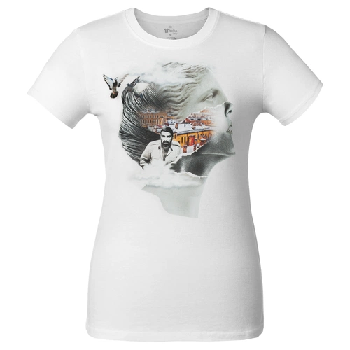 Футболка женская «Подруга Питер», белая Футболка женская «Подруга Питер», белая