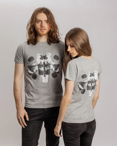 Футболка женская «Подсознательность», серый меланж Футболка женская «Подсознательность», серый меланж