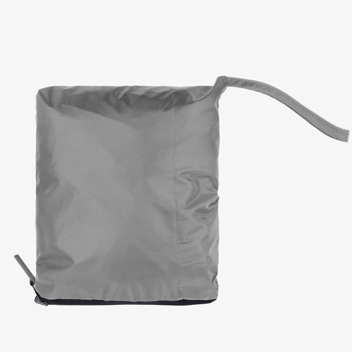 Дождевик-анорак Hard Work, укороченный, серый, единый размер Дождевик-анорак Hard Work, укороченный, серый, единый размер