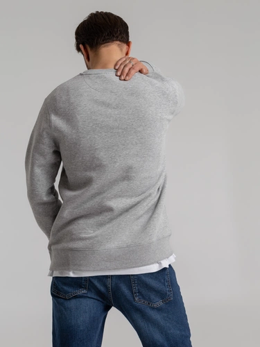 Свитшот унисекс King, серый меланж Свитшот унисекс King, серый меланж