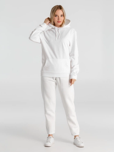 Толстовка с капюшоном унисекс Hoodie, белая Толстовка с капюшоном унисекс Hoodie, белая