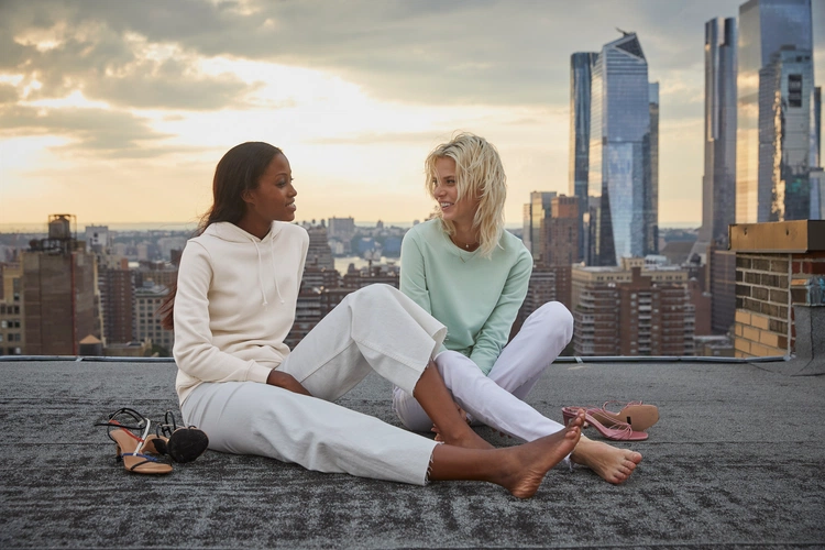 Свитшот женский BNC Inspire (Organic), красный Свитшот женский BNC Inspire (Organic), красный