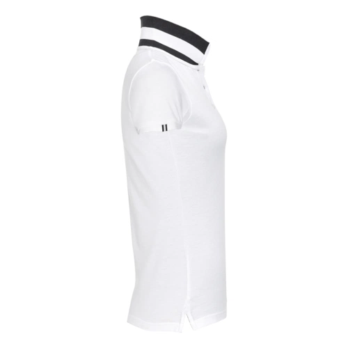 Рубашка поло Patriot Women, белая с черным Рубашка поло Patriot Women, белая с черным