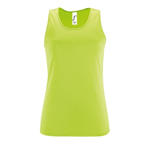 Майка женская Sporty TT Women, зеленое яблоко Майка женская Sporty TT Women, зеленое яблоко