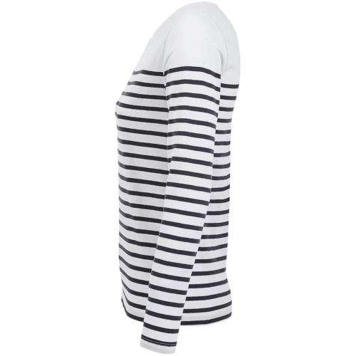 Футболка женская с длинным рукавом Matelot LSL Women, белая с синим Футболка женская с длинным рукавом Matelot LSL Women, белая с синим