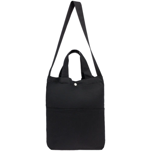 Сумка холщовая через плечо Artspace, черная Сумка холщовая через плечо Artspace, черная