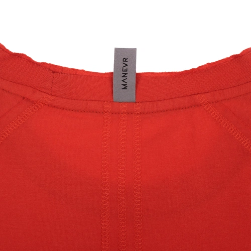 Футболка унисекс Vozduh 1.0, красная Футболка унисекс Vozduh 1.0, красная