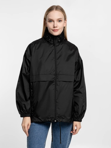 Ветровка из нейлона Surf 210, черная Ветровка из нейлона Surf 210, черная