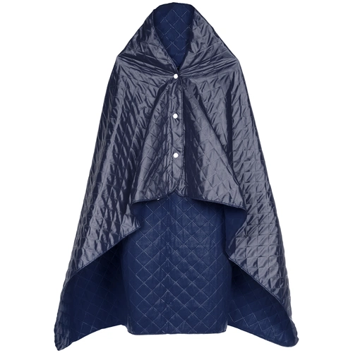 Плед-пончо для пикника SnapCoat, синий Плед-пончо для пикника SnapCoat, синий